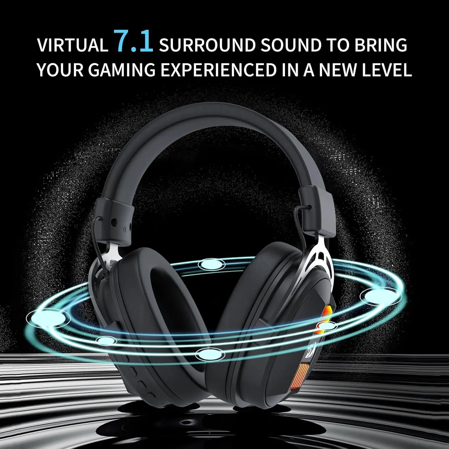 Experience Unmatched Gaming Audio with the H375 Wired Gaming Headset - 53mm Drivers, 7.1 Surround Sound, and Detachable Noise-Cancelling Mic