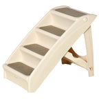 Elevate Your Pet's Comfort with Non-Slip 4-Step Portable Dog Stairs for Easy Access to Beds and Sofas