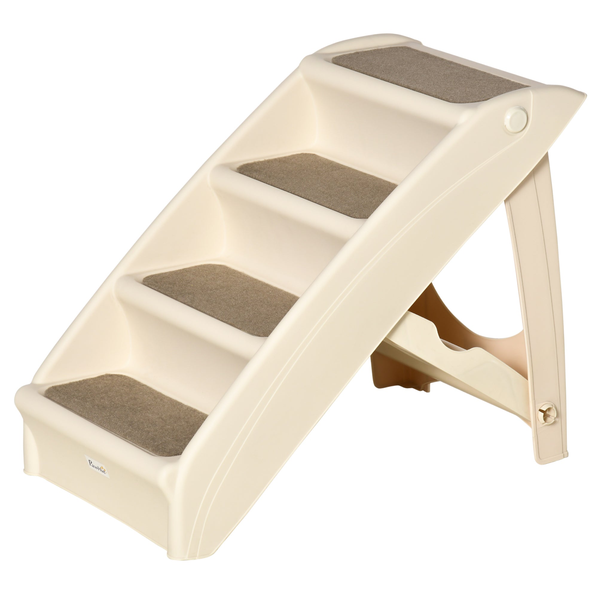 Elevate Your Pet's Comfort with Non-Slip 4-Step Portable Dog Stairs for Easy Access to Beds and Sofas