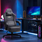 Ultimate Comfort Gaming Chair for Big and Tall Gamers - Ergonomic Design with Adjustable Footrest, Lumbar Support, and Sofa-like Seating for Home Office