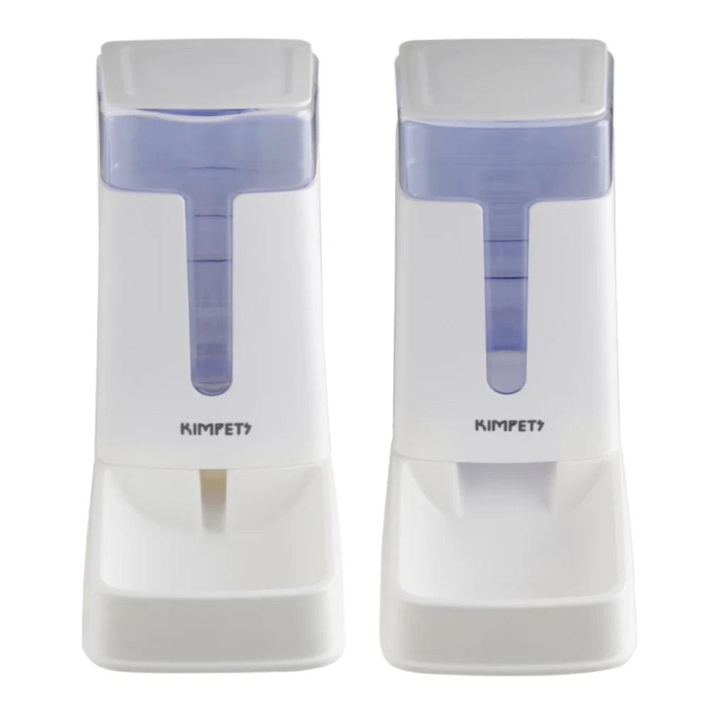 Revolutionary 2-Pack Automatic Pet Feeder and Drinking Fountain - Essential Travel Supplies for Happy Dogs and Cats