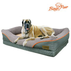 Ultimate Comfort: Heavy Duty Large Orthopedic Waterproof Dog Bed with Soft Foam Cushion - Perfect for XL Pets!