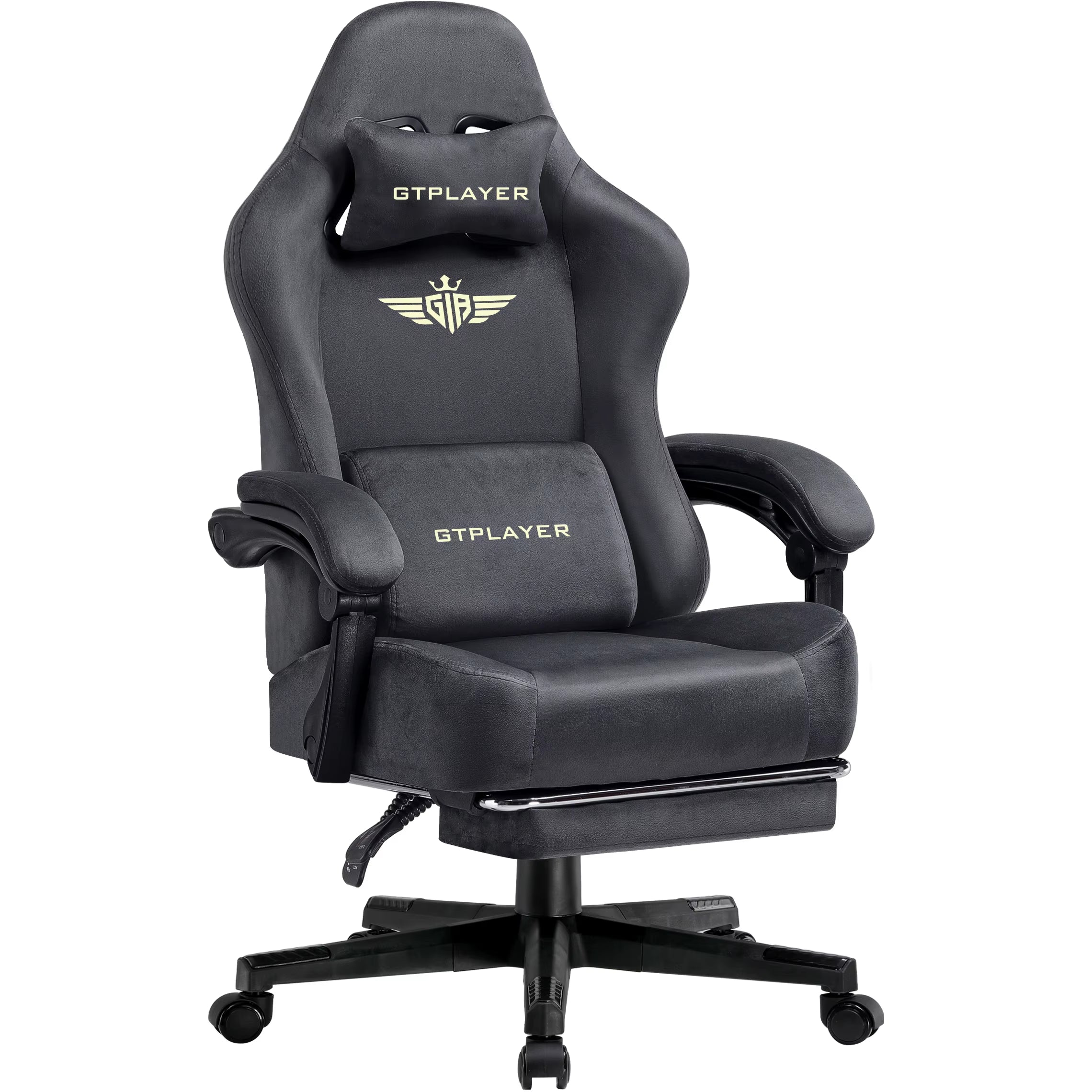 Ultimate Comfort Gaming Chair for Big and Tall Gamers - Ergonomic Design with Adjustable Footrest, Lumbar Support, and Sofa-like Seating for Home Office