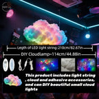 RGB Thunder Cloud Night Lamp - Perfect USB Bedroom Decor for Esports Fans in the UK