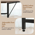 Wood Effect L-Shaped Computer Desk Featuring 2-Tier Shelves - Ideal for Home Office or Bedroom