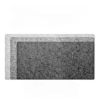 Experience Comfort and Style with Our Soft Breathable Large Wool Felt Desk Mat - Perfect for Gamers and Cold Weather!