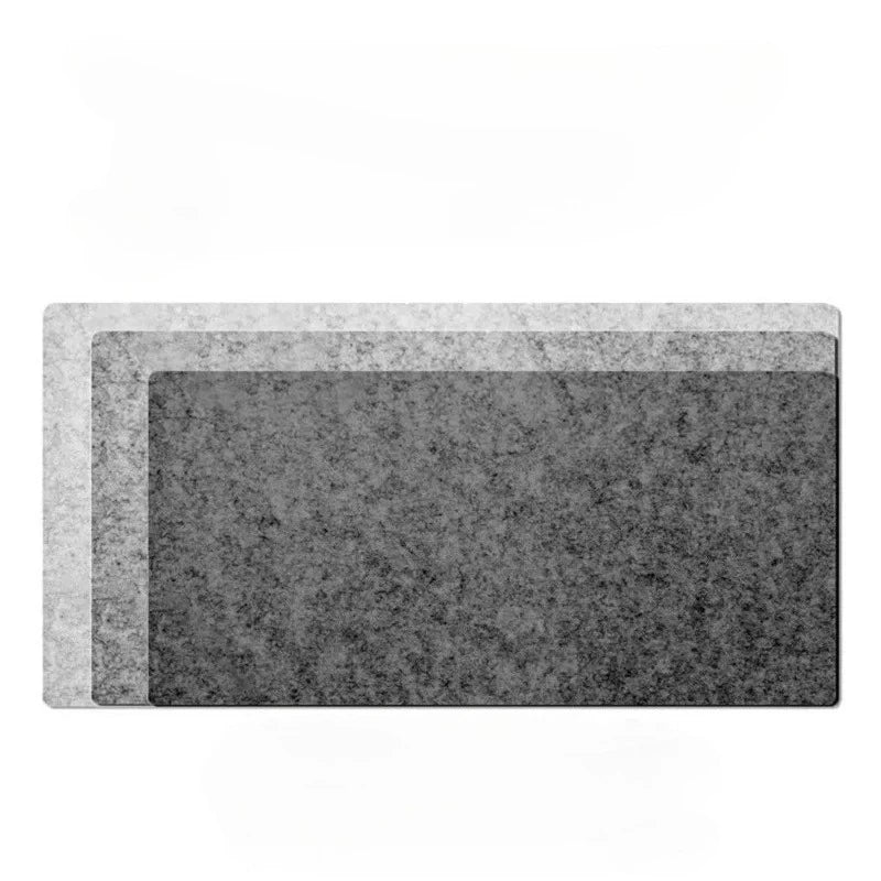 Experience Comfort and Style with Our Soft Breathable Large Wool Felt Desk Mat - Perfect for Gamers and Cold Weather!
