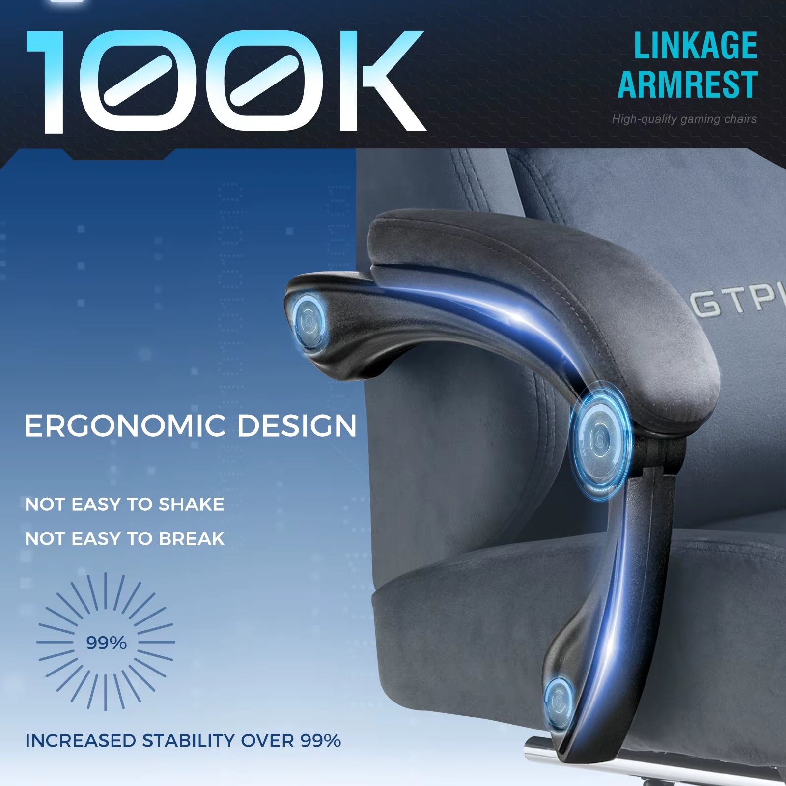 Ultimate Comfort Gaming Chair for Big and Tall Gamers - Ergonomic Design with Adjustable Footrest, Lumbar Support, and Sofa-like Seating for Home Office