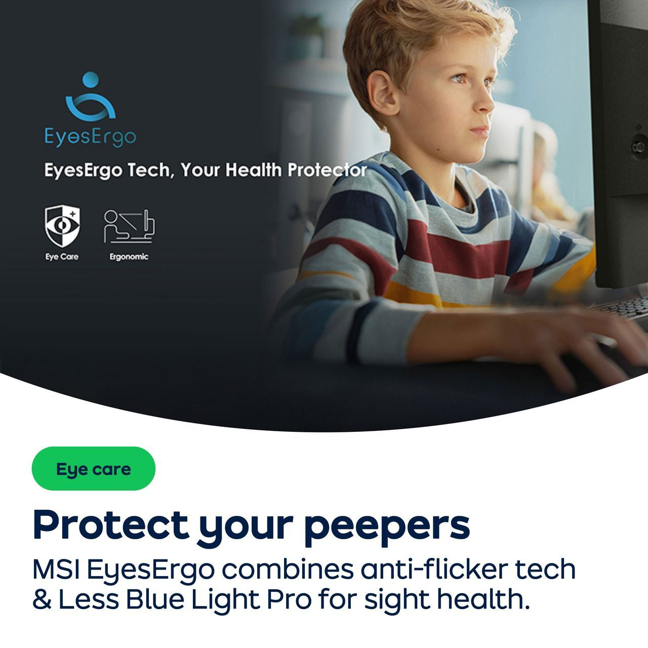 Elevate Your Workspace with the MSI CMS Pro MP223 E2 Full HD 21.45" Monitor in Sleek Black