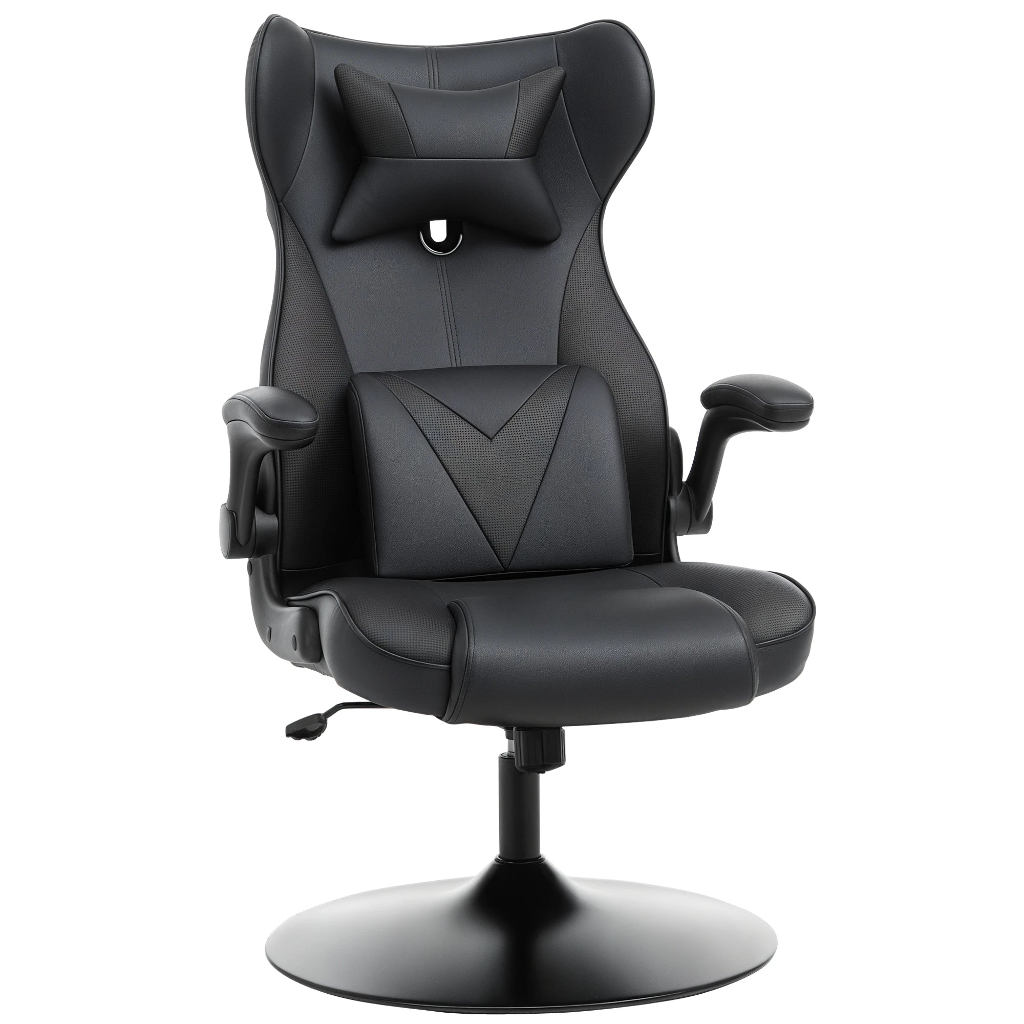 Experience Ultimate Comfort with the Vinsetto Ergonomic Gaming Chair Featuring Swivel Base and Adjustable Lumbar Support