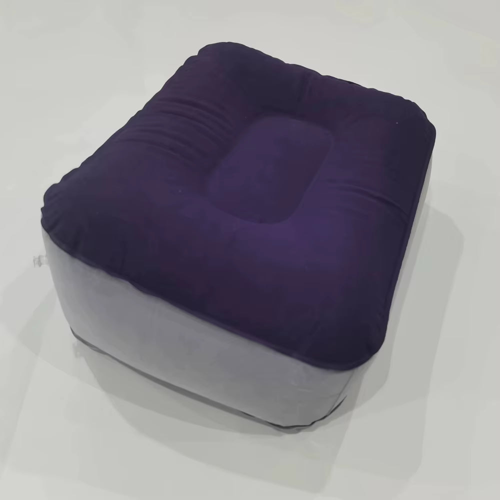Elevate Your Comfort: Inflatable Footrest Pillow for Travel, Office, and Home Relaxation