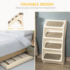 Elevate Your Pet's Comfort with Non-Slip 4-Step Portable Dog Stairs for Easy Access to Beds and Sofas
