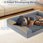 Luxurious Orthopedic Foam Dog Bed - Large Size for Ultimate Comfort and Support