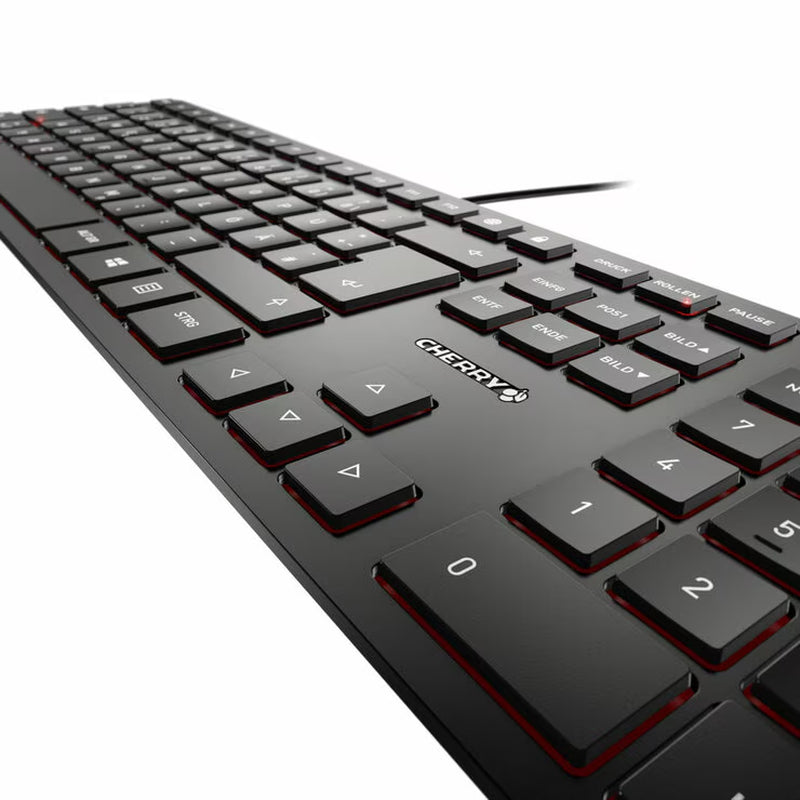 Sleek and Stylish KC 6000 SLIM Wired Keyboard - Elevate Your Workspace with Precision and Comfort