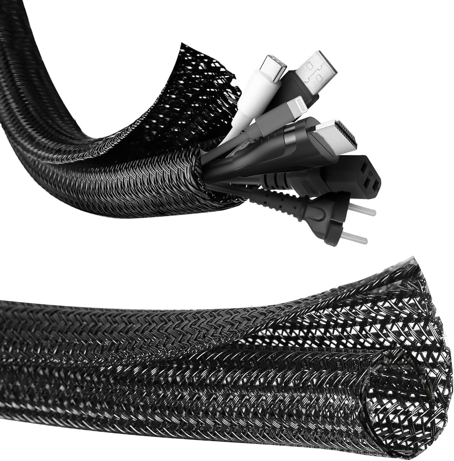 Transform Your Space with 10Ft Heavy Duty Cable Tidy Sleeves for a Clutter-Free Environment