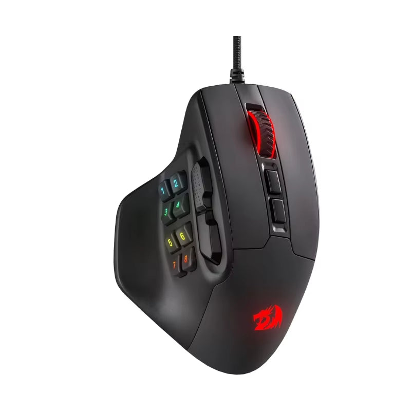 Unleash Your Gaming Potential with the M811 Aatrox Wired RGB MMO Gaming Mouse – 15 Customizable Buttons for Ultimate Control and Comfort