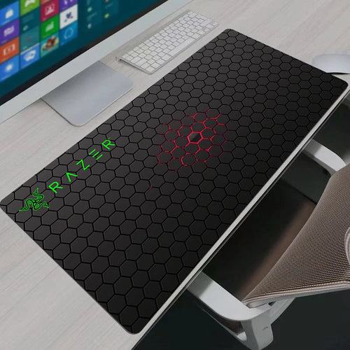 Elevate Your Gaming Experience with the Hexagon Anime Mouse Pad - XXL Desk Mat for PC Gamers and Office Use