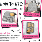 Transform Mealtime into Fun with the Bugalugs Boredom Breaker Lick Mat - Safe, Durable & Entertaining Pet Tool