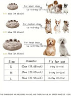 Indulge Your Dog with the Cozy Bear Paw Plush Bed - A Calming Non-Slip Cushion for Large Dogs