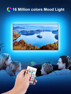 Illuminate Your Entertainment: 13.1Ft LED Lights for 40-65 Inch TVs Enhance Your Viewing Experience!