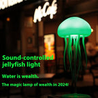 Transform Your Space with the Enchanting Jellyfish Mood Lamp - A Portable LED Night Light for Relaxation and Decor