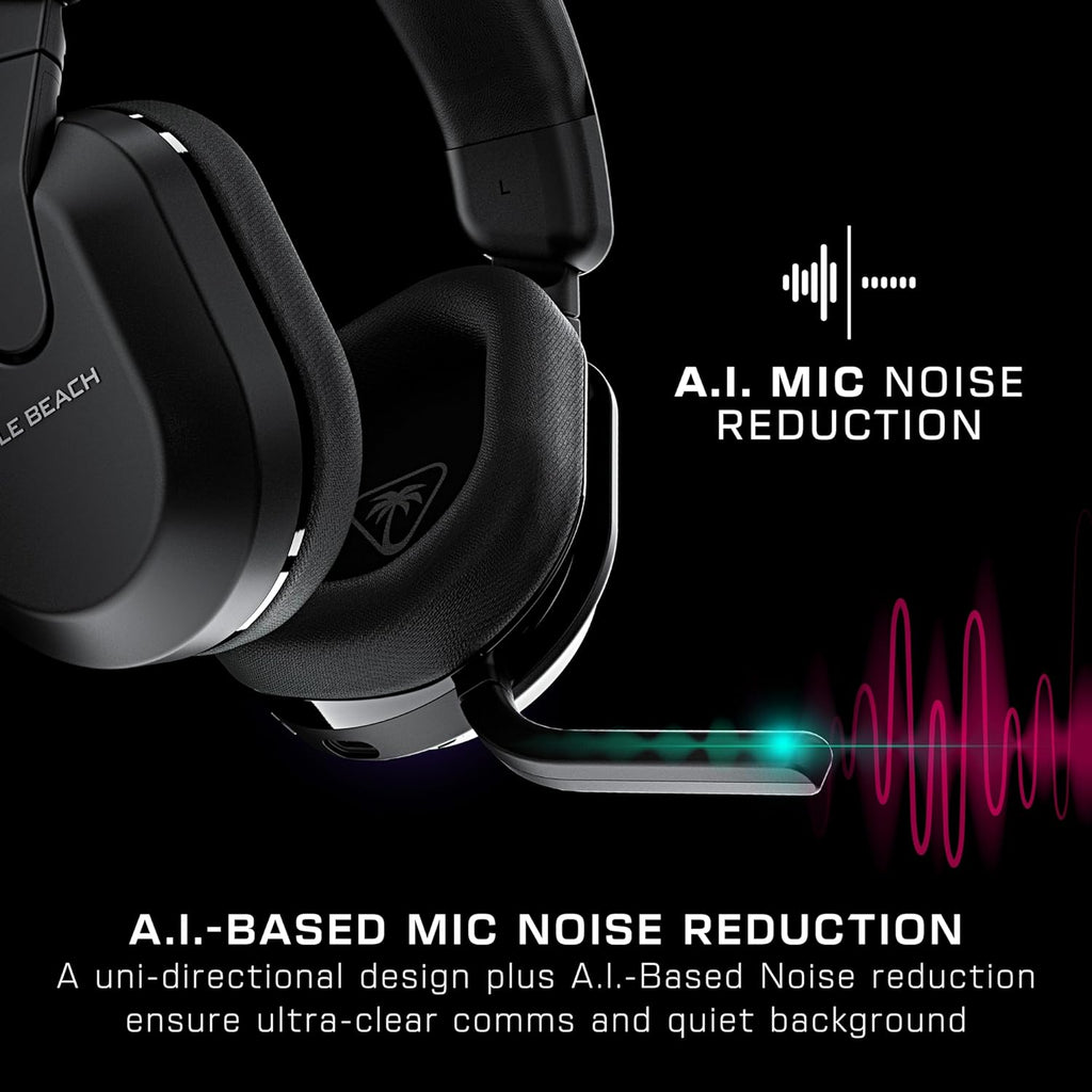 Experience Ultimate Gaming Freedom with the Stealth 600 Black Wireless Headset - Compatible with Xbox, PlayStation, PC & More!
