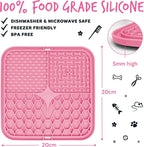 Transform Mealtime into Fun with the Bugalugs Boredom Breaker Lick Mat - Safe, Durable & Entertaining Pet Tool