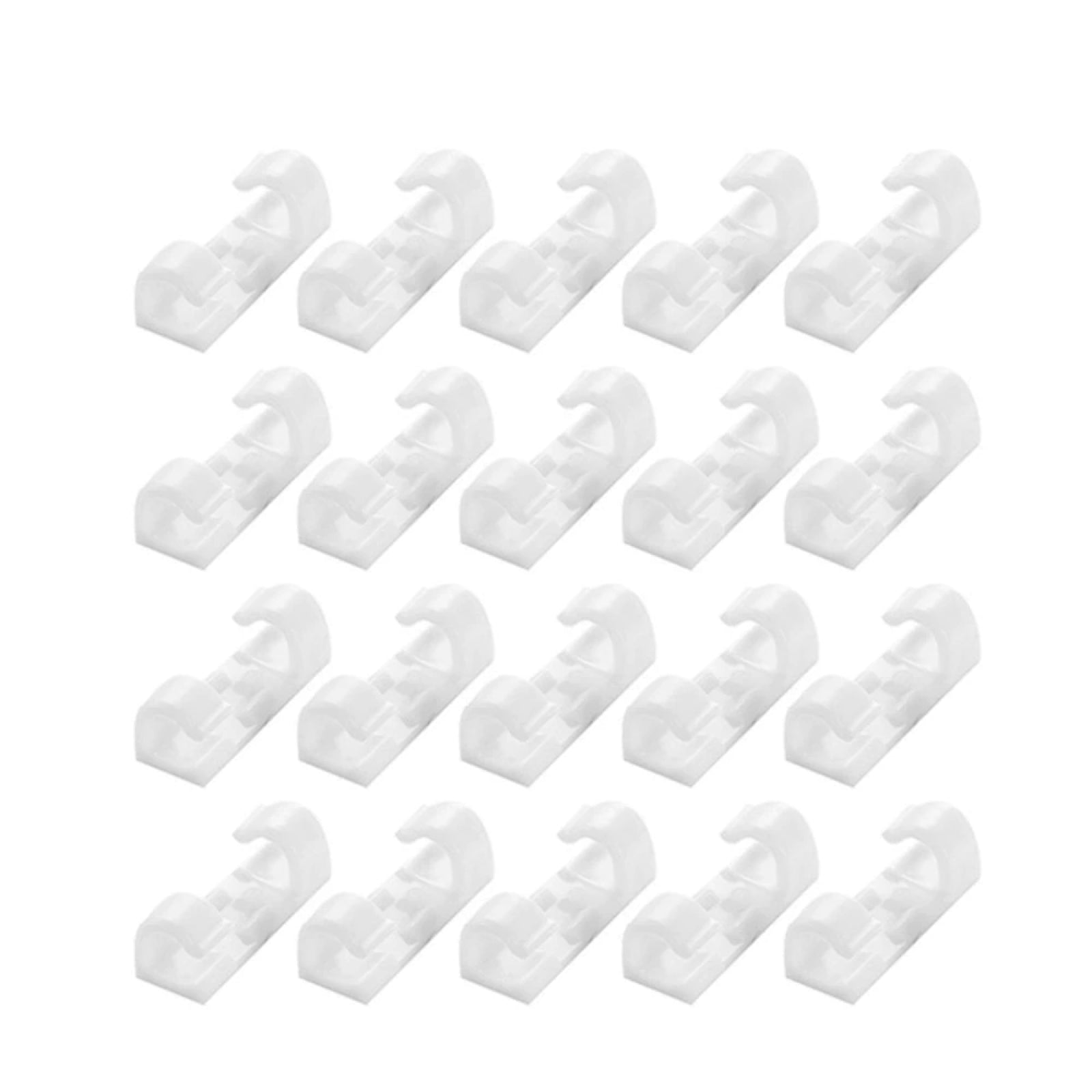 Keep Your Wires Neat and Organized with Self-Adhesive Cable Clips - Perfect for Desk Management!