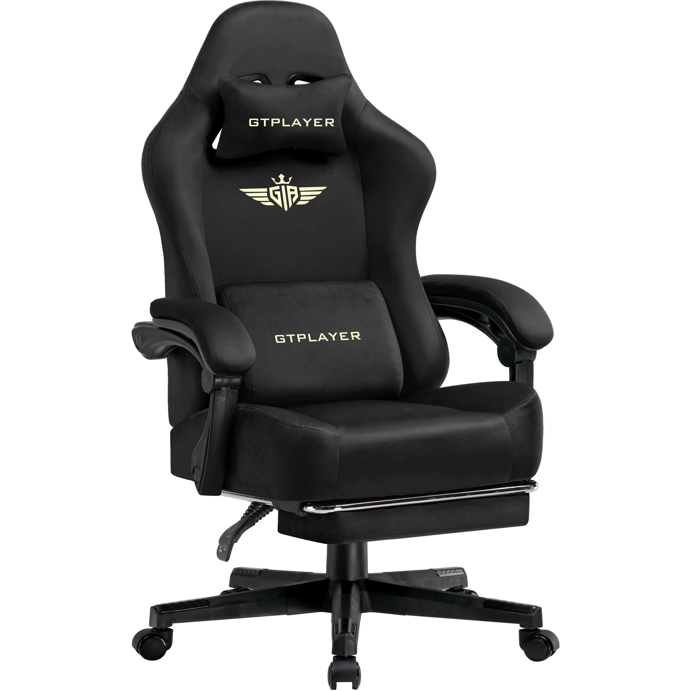 Ultimate Comfort Gaming Chair for Big and Tall Gamers - Ergonomic Design with Adjustable Footrest, Lumbar Support, and Sofa-like Seating for Home Office