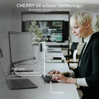 KW 9200 Mini Wireless Keyboard: Compact Elegance with Protective Pouch