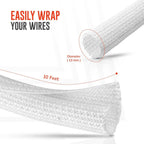 Transform Your Space with 10Ft Heavy Duty Cable Tidy Sleeves for a Clutter-Free Environment