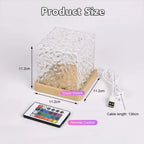 Illuminate Your World with the Ocean Wave Aurora Projector Light - 16 Captivating Colors & Convenient USB Remote Control!