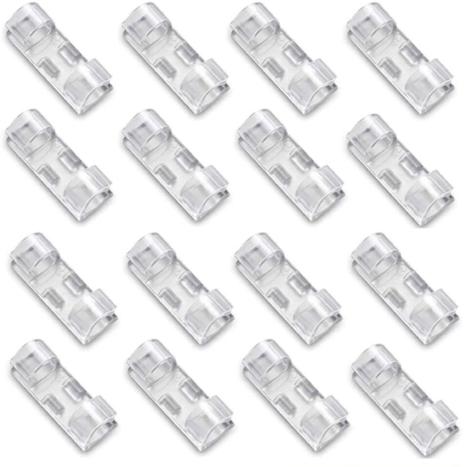 Keep Your Wires Neat and Organized with Self-Adhesive Cable Clips - Perfect for Desk Management!