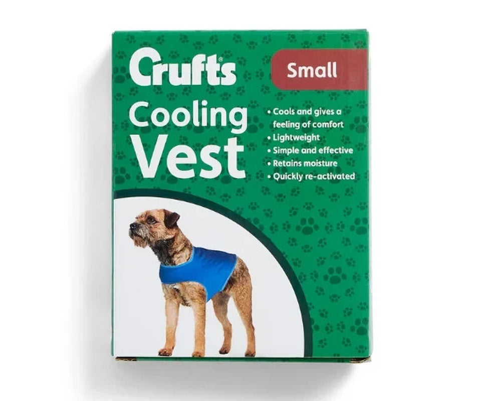 CRUFTS Summer Pet Cooling Gel Mat - Keep Your Dogs & Cats Comfortable with Stylish Vests & Collars