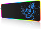 Elevate Your Gaming Experience with the Extra Large Vibrant RGB Gaming Mouse Pad - 15 Dynamic Lighting Modes & Anti-Slip Design