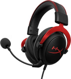 HyperX Cloud II Gaming Headset - Unleash Your Gaming Potential with Immersive 7.1 Surround Sound in Striking Red