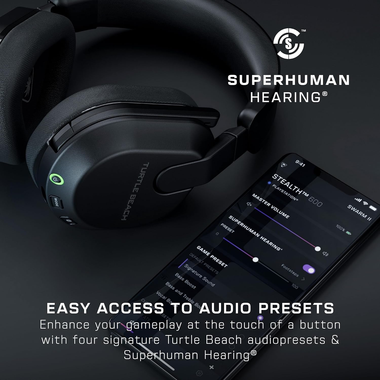 Experience Ultimate Gaming Freedom with the Stealth 600 Black Wireless Headset - Compatible with Xbox, PlayStation, PC & More!