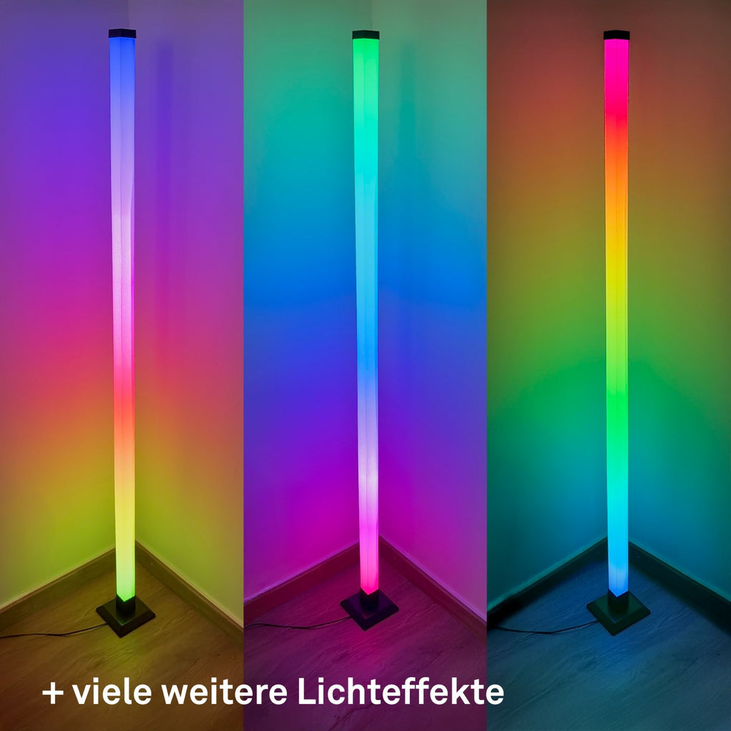 Ultimate RGB LED Floor Lamp - Create an Epic Gaming Ambience with Music Sync and Remote Control