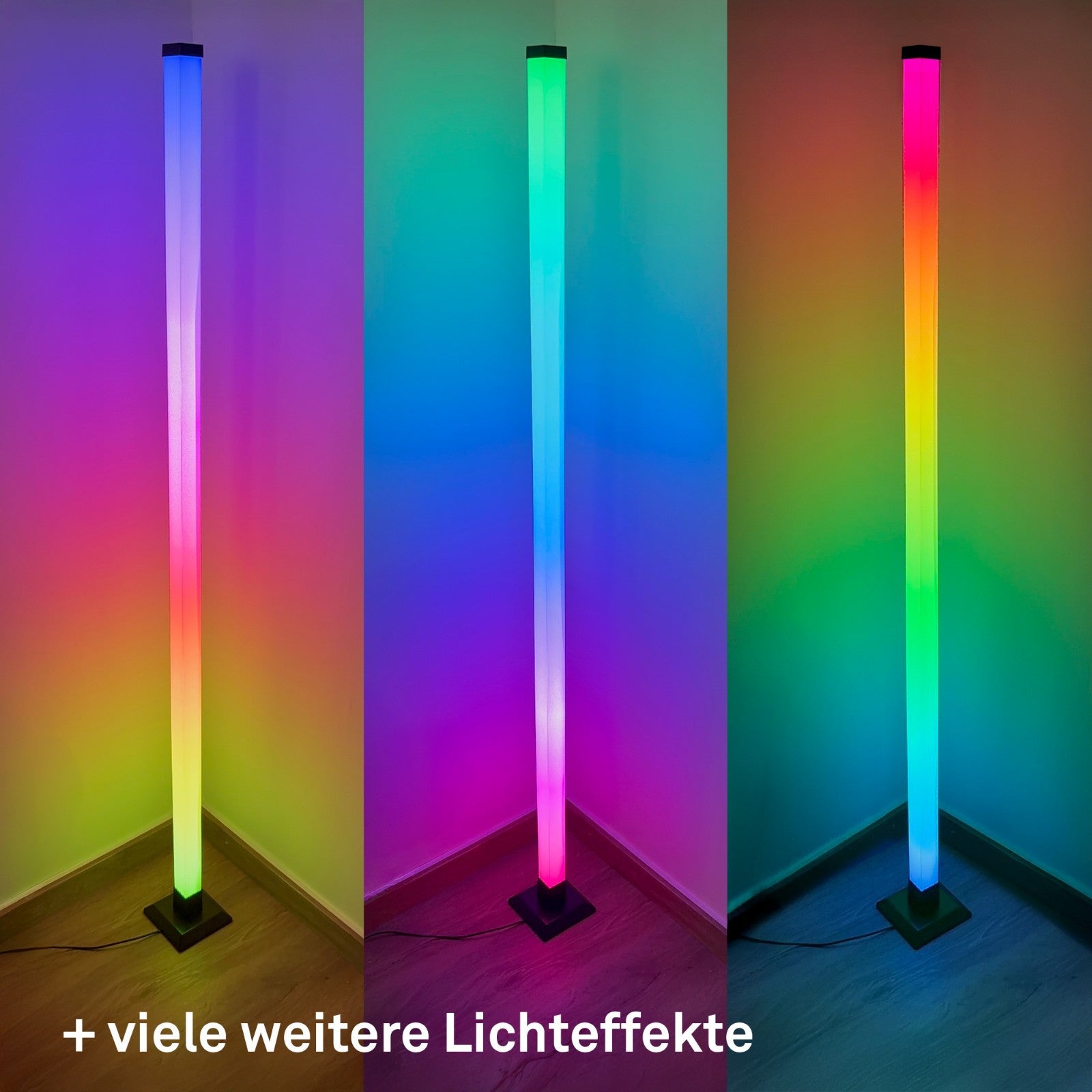 Ultimate RGB LED Floor Lamp - Create an Epic Gaming Ambience with Music Sync and Remote Control