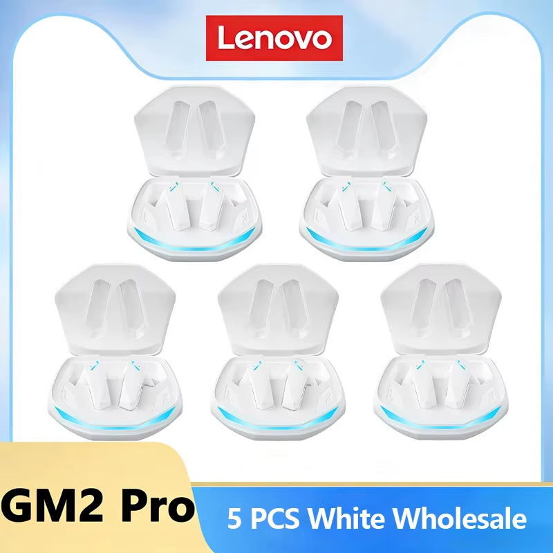 Experience Superior Sound with Lenovo GM2 Pro Bluetooth 5.3 Earphones - Dual Modes for Music and Gaming, Active Noise Cancelling, and Long Battery Life!