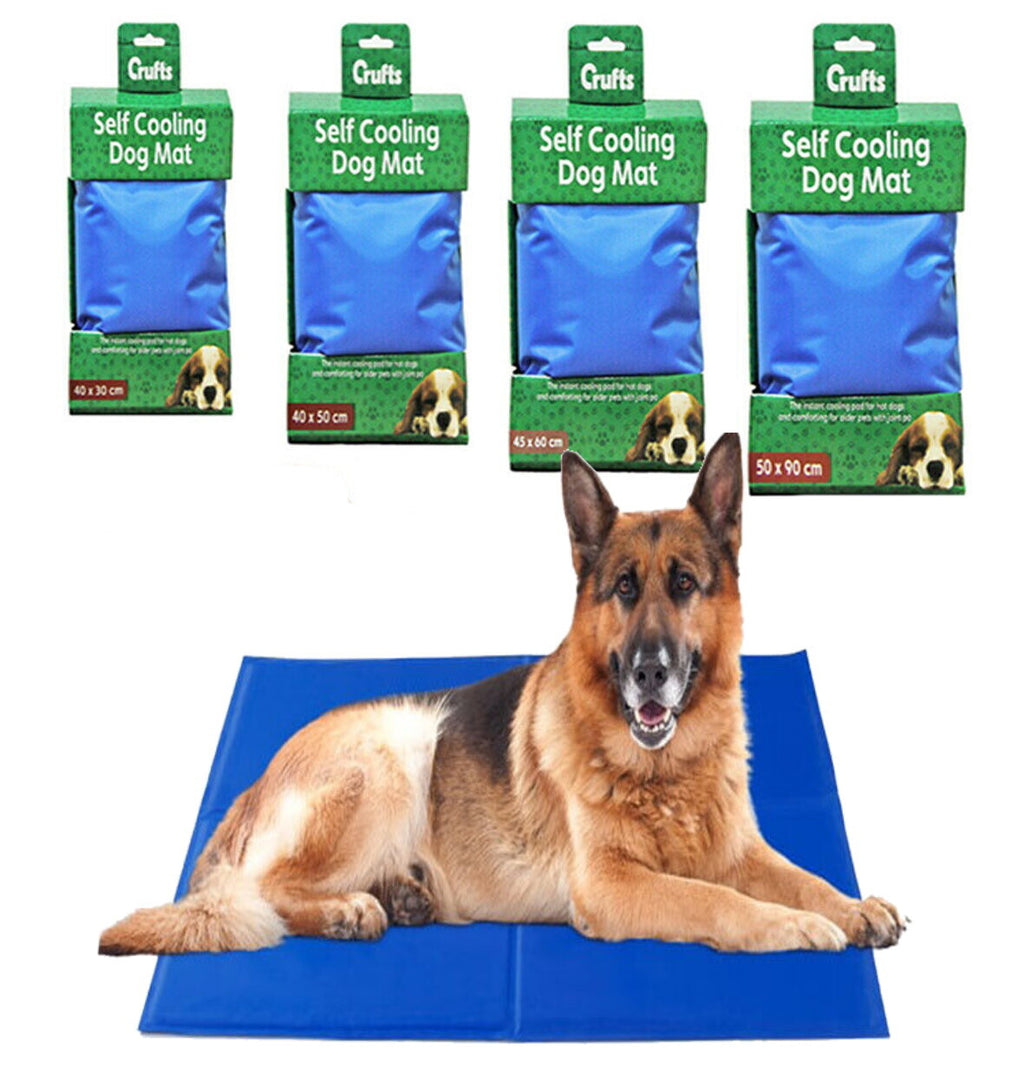 CRUFTS Summer Pet Cooling Gel Mat - Keep Your Dogs & Cats Comfortable with Stylish Vests & Collars