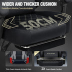 Ultimate Comfort: Ergonomic Fabric Gaming Chair with Adjustable Footrest and Lumbar Support for Home Office