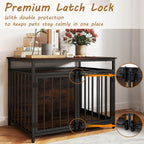 Stylish and Durable 3-Door Dog Crate with Hollow Top – The Perfect Home for Your Small to Medium Dogs!