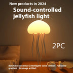 Transform Your Space with the Enchanting Jellyfish Mood Lamp - A Portable LED Night Light for Relaxation and Decor