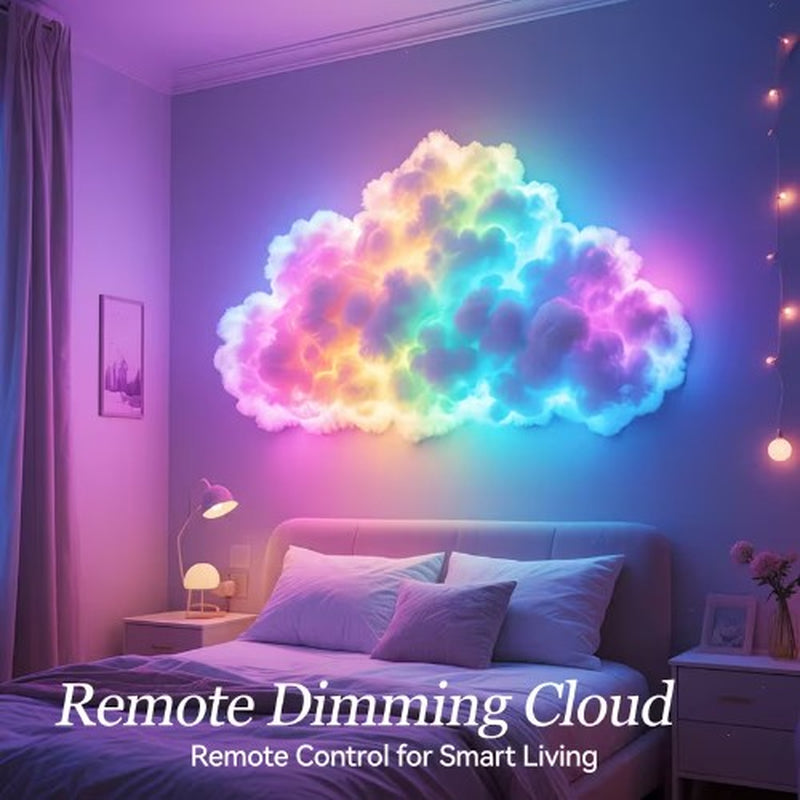 RGB Thunder Cloud Night Lamp - Perfect USB Bedroom Decor for Esports Fans in the UK