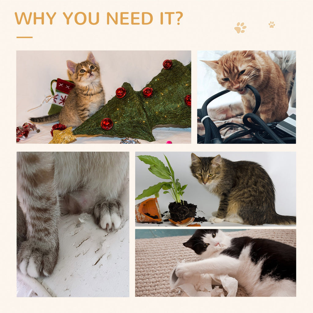 Deluxe Eco-Friendly Almond Cat Scratching Board with Catnip - The Perfect Play and Rest Spot for Your Feline Friend
