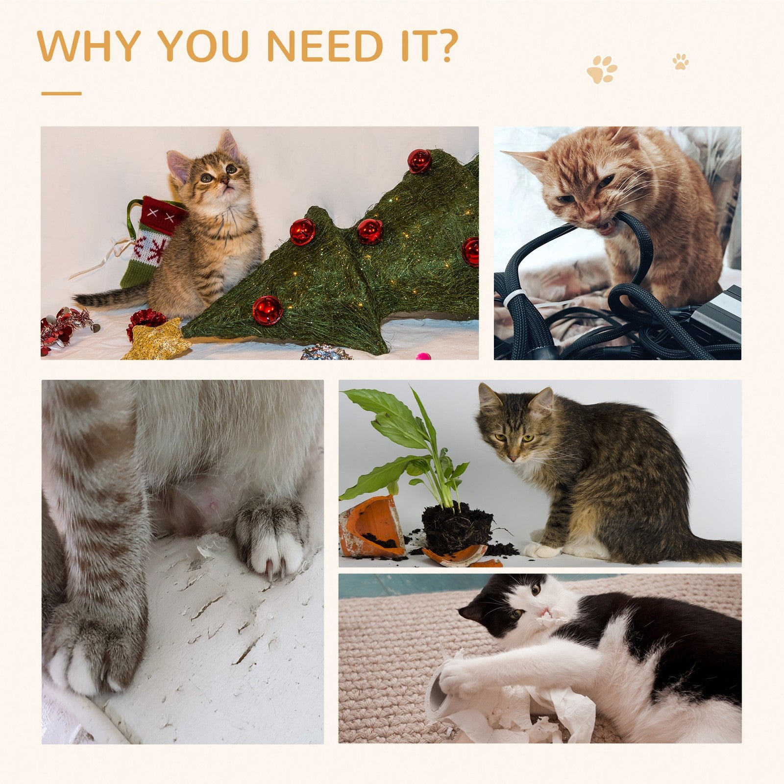Deluxe Eco-Friendly Almond Cat Scratching Board with Catnip - The Perfect Play and Rest Spot for Your Feline Friend