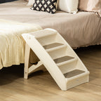 Elevate Your Pet's Comfort with Non-Slip 4-Step Portable Dog Stairs for Easy Access to Beds and Sofas