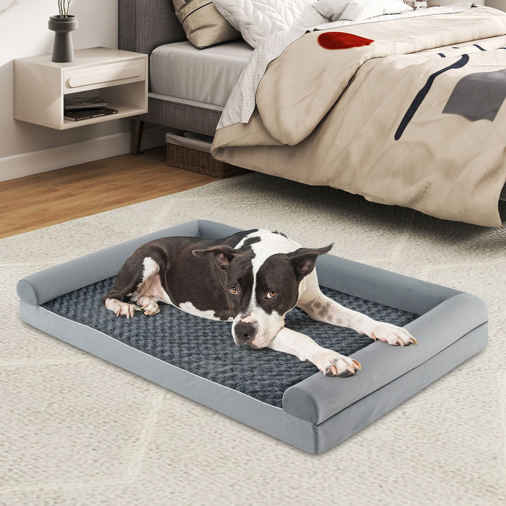 Luxurious Orthopedic Foam Dog Bed - Large Size for Ultimate Comfort and Support