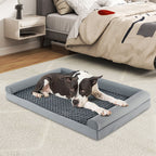 Luxurious Orthopedic Foam Dog Bed - Large Size for Ultimate Comfort and Support